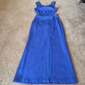 BCBG formal cutout dress
